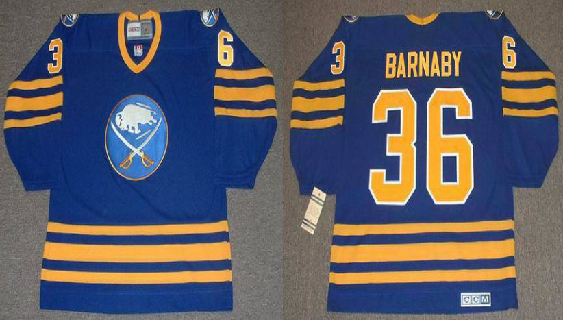 2019 Men Buffalo Sabres #36 Barnaby blue CCM NHL jerseys